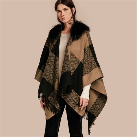 burberry poncho website.